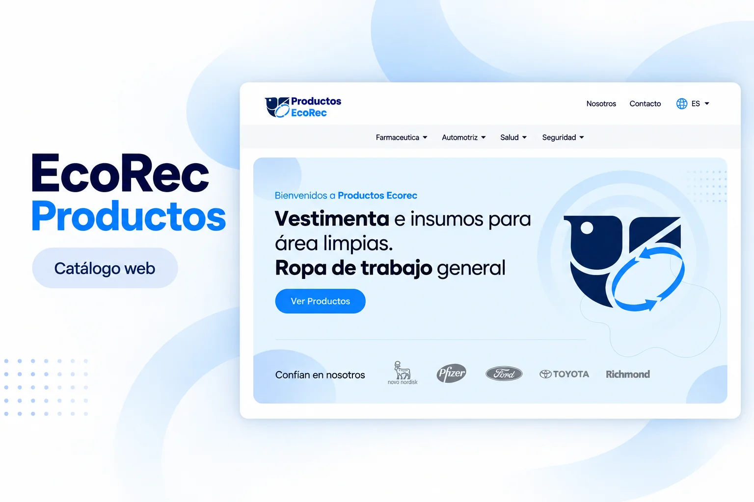 Vista del proyecto EcoRec Productos